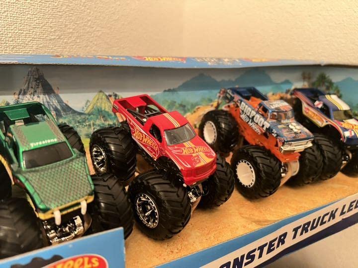 新品未開封　海外ホットウィール　モンスタートラックセット 海外版】ホットウィール/ モンスタートラック 1/64スケール 2023